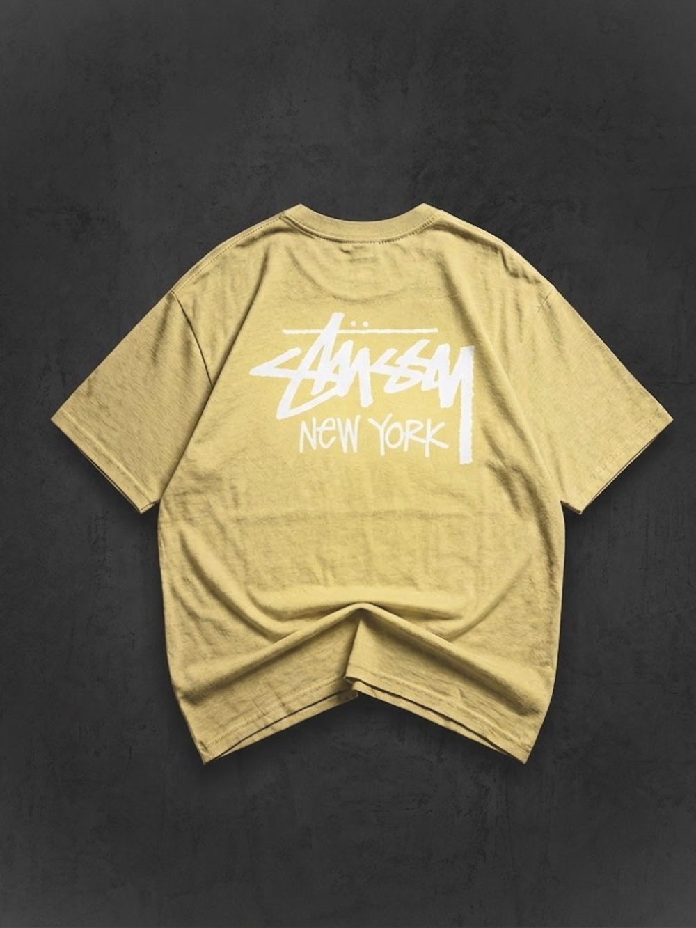 🆕 STUSSY tee Stüssy NEW YORK Chapter T shirt Exclusive Archived Butter XL 🧈